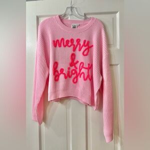 Queen of Sparkles (QOS) Merry & Bright Sweater 🩷🎄